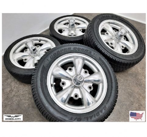 - Fælge med dæk 5x205 15 EMPI GT-5 Polished - USA wheel